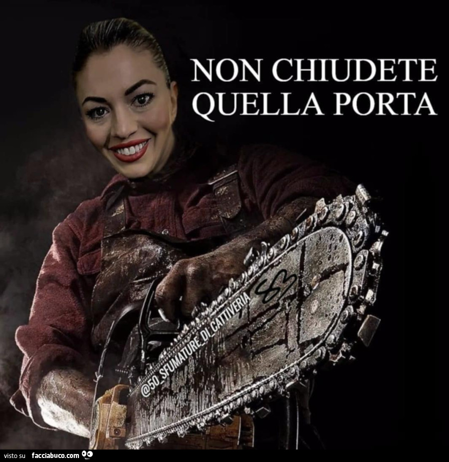 Non chiudete quella porta