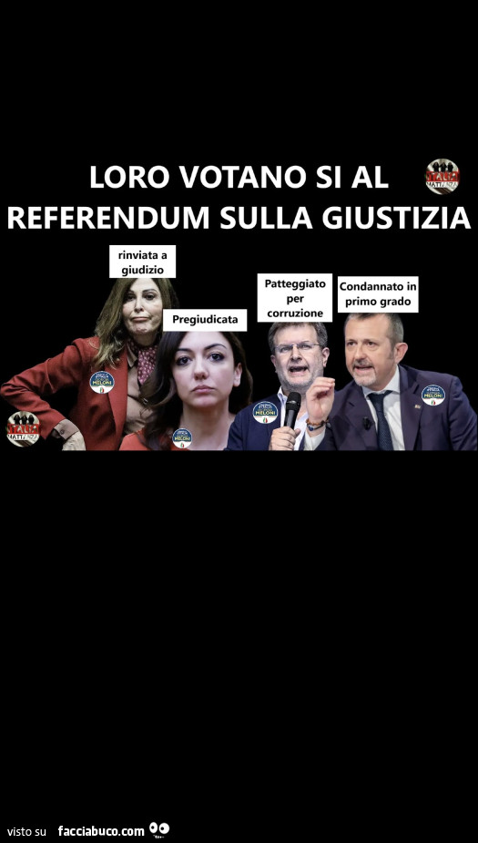 Loro votano si al referendum sulla giustizia