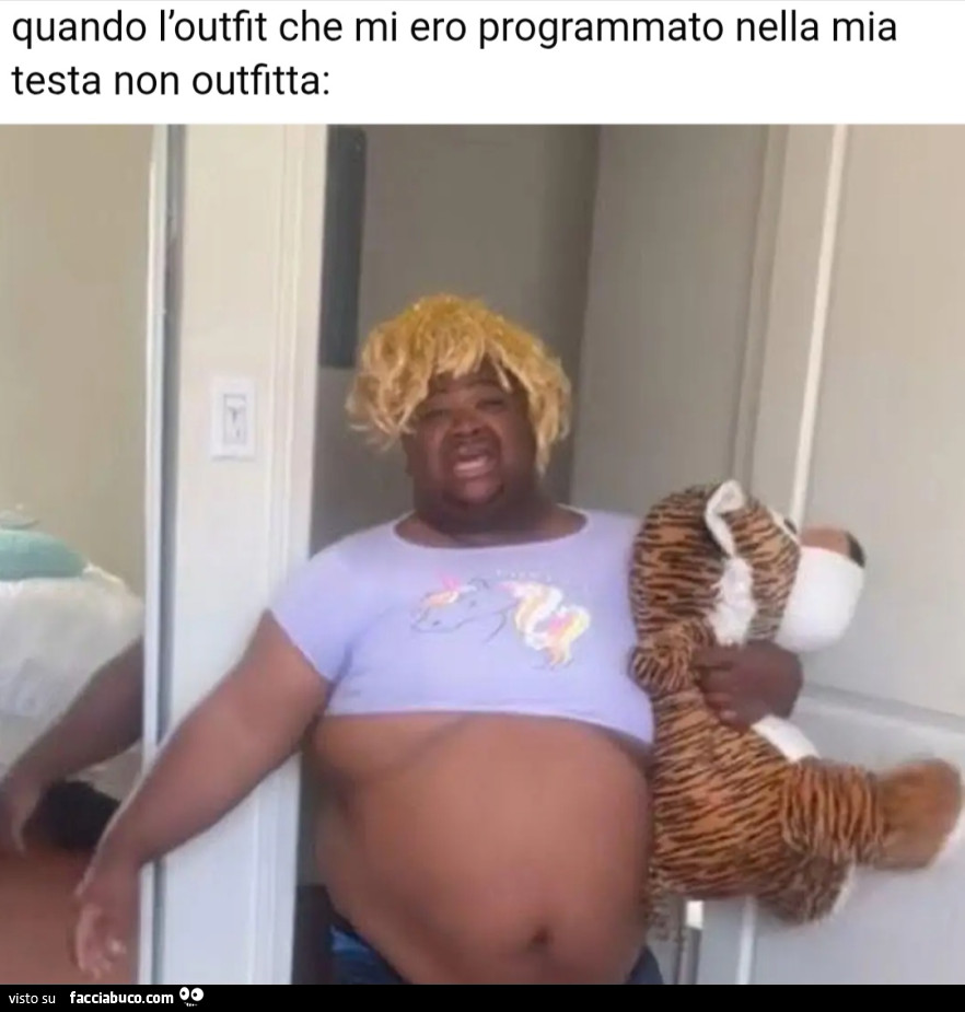 Quando l'outfit che mi ero programmato nella mia testa non outfitta