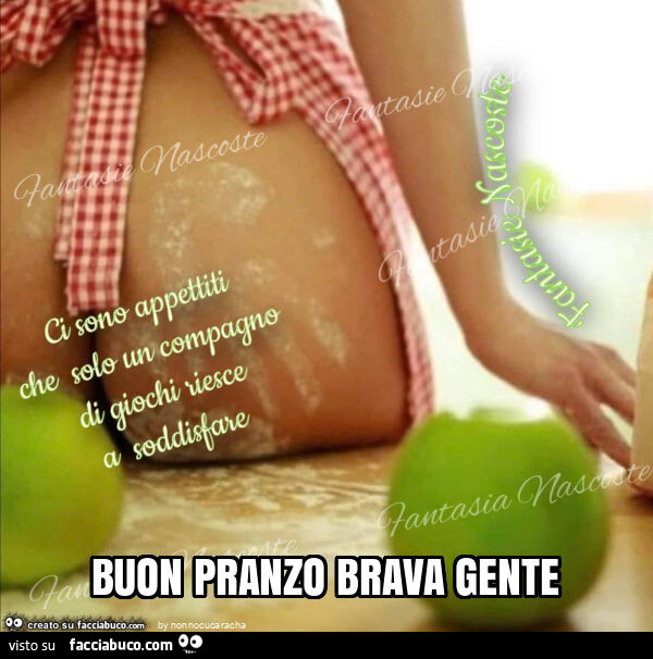 Buon pranzo brava gente