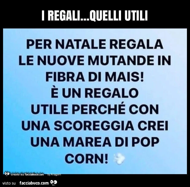 I regali… quelli utili