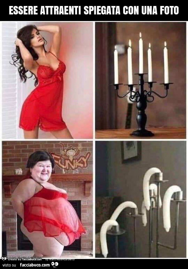 Essere attraenti spiegata con una foto