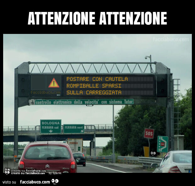 Attenzione attenzione