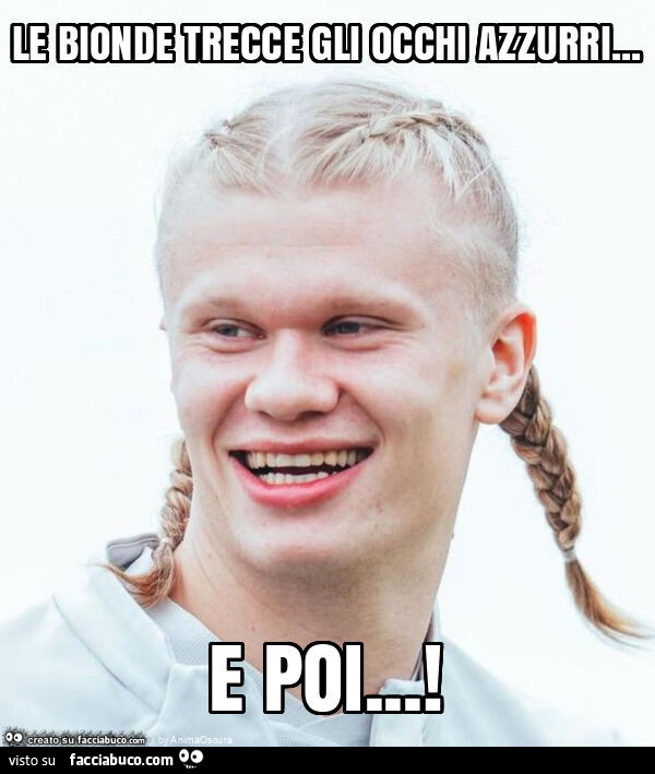 Le bionde trecce gli occhi azzurri… e poi