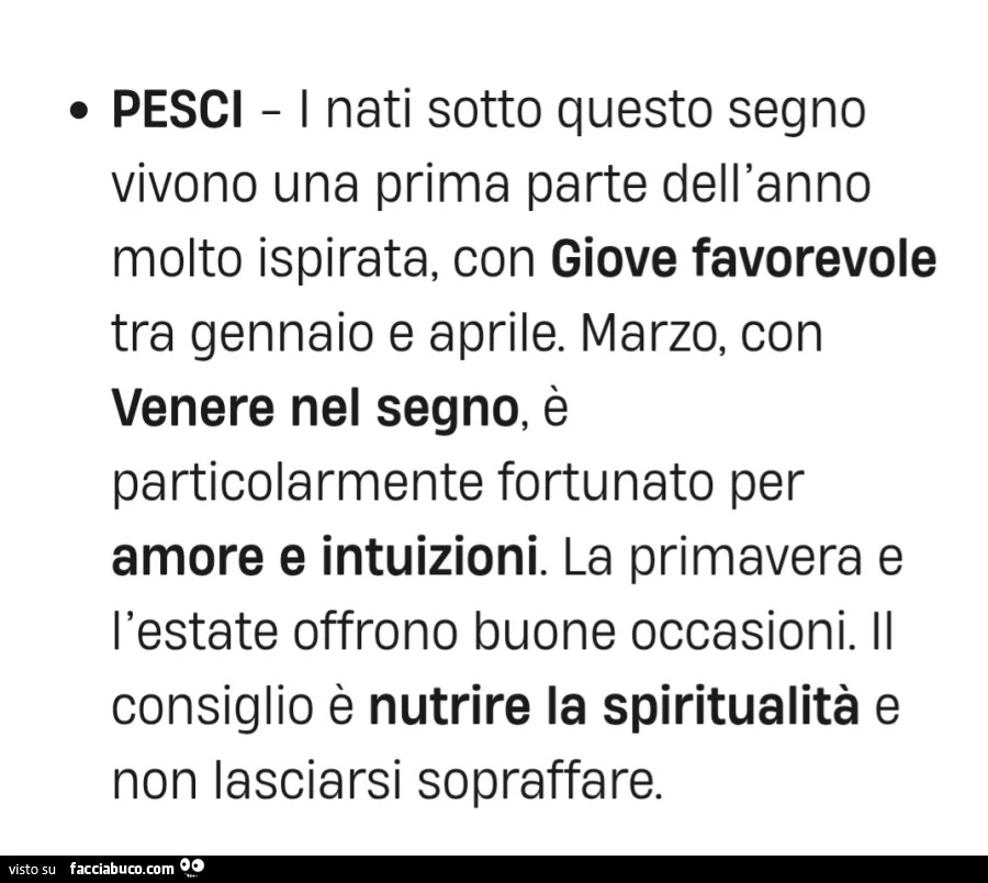 Pesci i nati sotto questo segno vivono una prima parte dell'anno molto ispirata, con giove favorevole tra gennaio e aprile