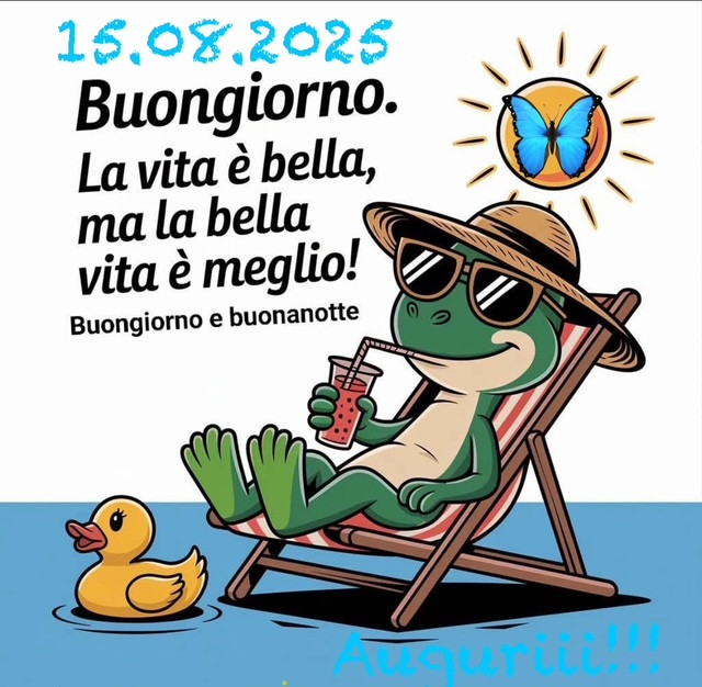 Buon ferragosto 2025! Con mini sondaggio