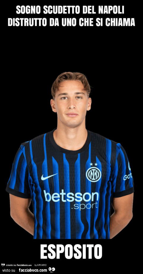 Sogno scudetto del napoli distrutto da uno che si chiama esposito