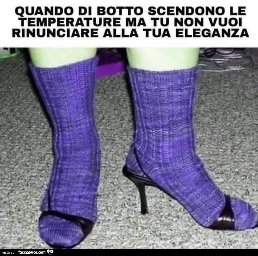 Quando di botto scendono le temperature ma tu non vuoi rinunciare alla tua eleganza