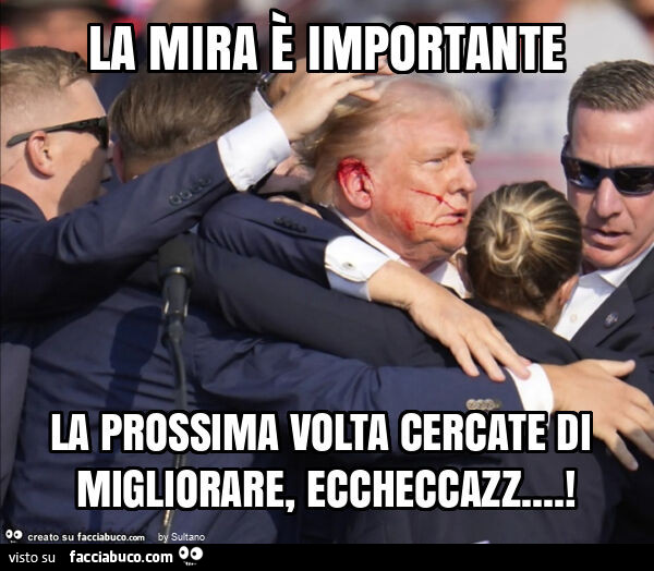 La mira è importante la prossima volta cercate di migliorare, eccheccazz