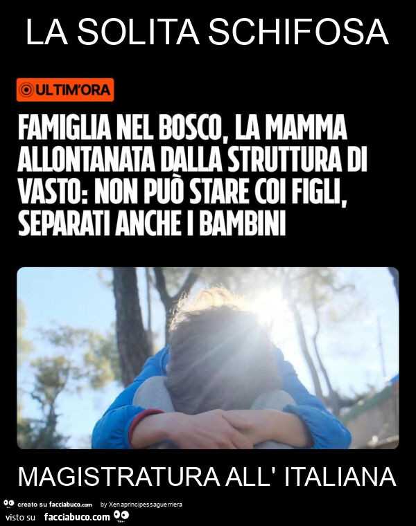 La solita schifosa magistratura all' italiana