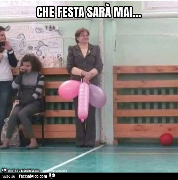 Che festa sarà mai