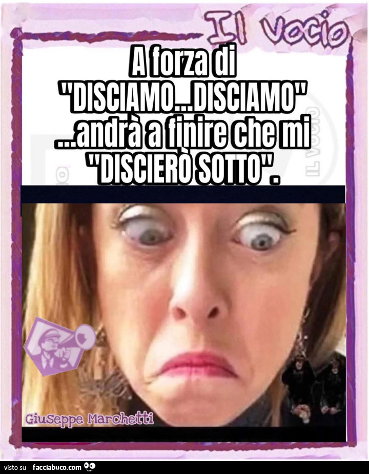 Meloni disciamo