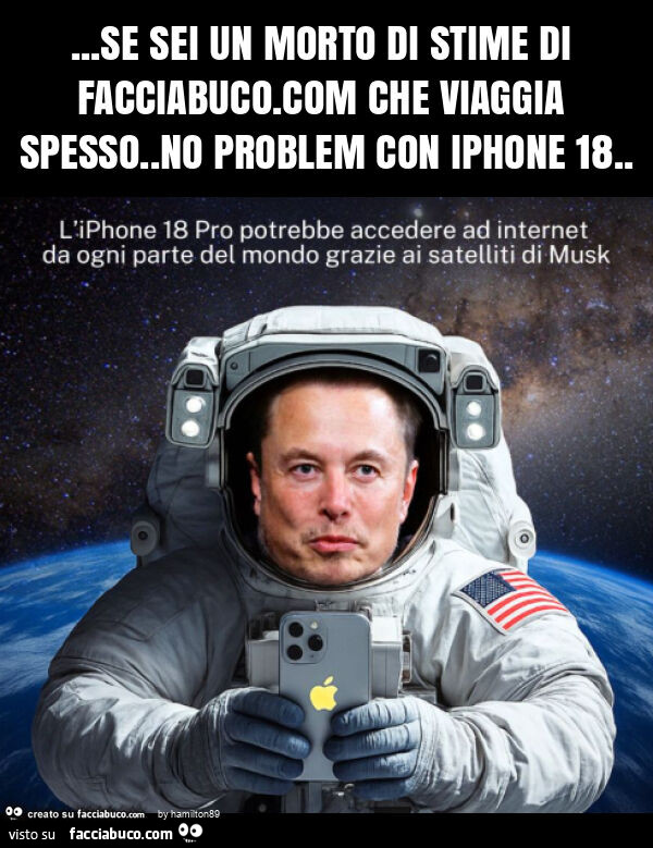 Se sei un morto di stime di facciabuco. Com che viaggia spesso. No problem con iphone 18