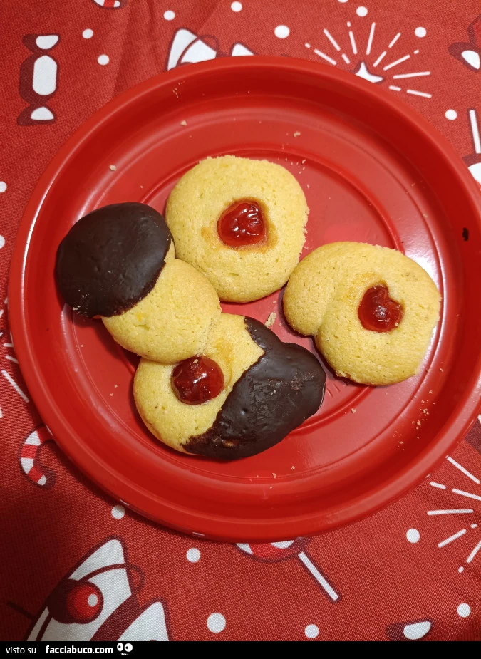 Piatto con dolcetti