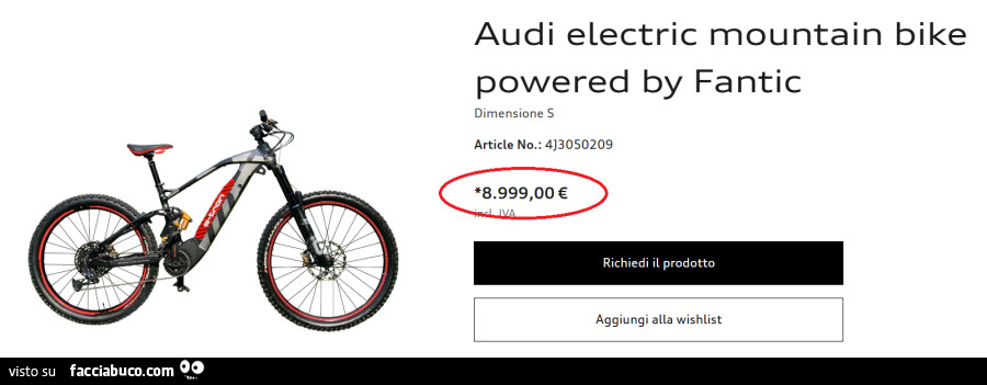 Audi electric mountain bike