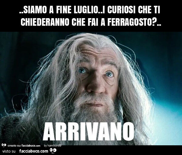 Siamo a fine luglio. I curiosi che ti chiederanno che fai a ferragosto?