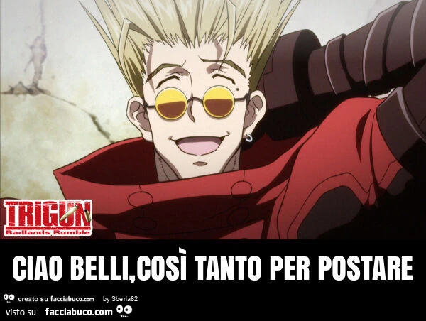 Ciao belli, così tanto per postare