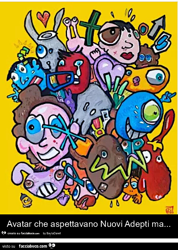 Avatar che aspettavano nuovi adepti ma&hellip; courtesy Frob