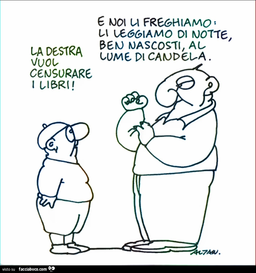 La destra vuol censurare i libri