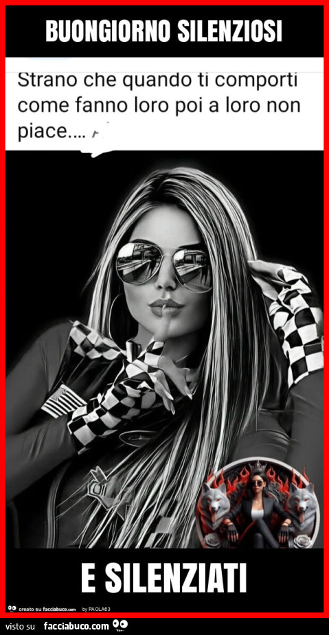 Buongiorno silenziosi e silenziati