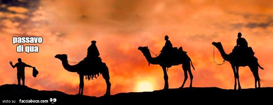 Passavo di qua