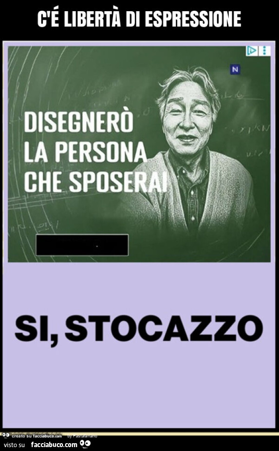 C'é libertà di espressione