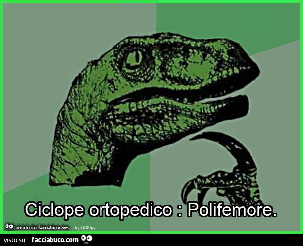 Ciclope ortopedico: polifemore