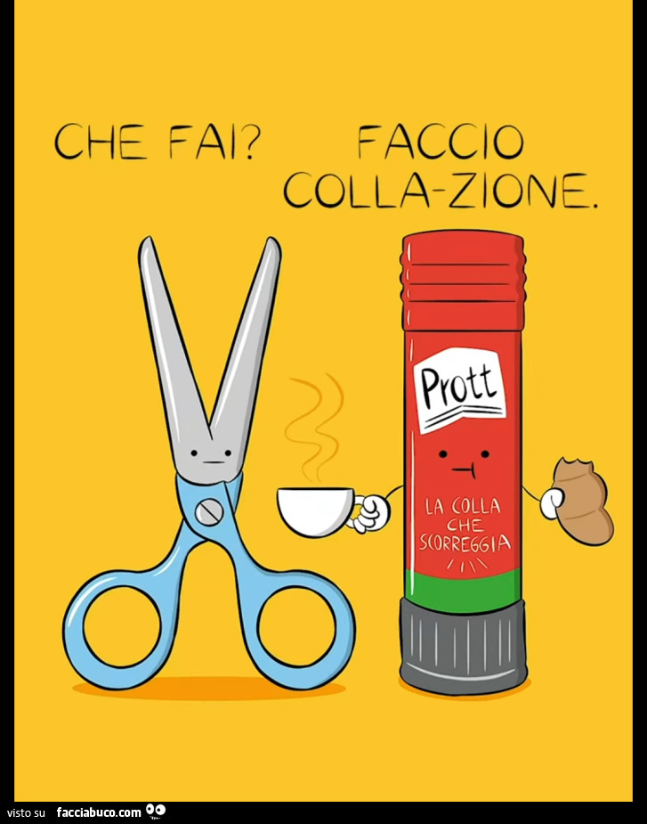 Che fai? Faccio colla-zione