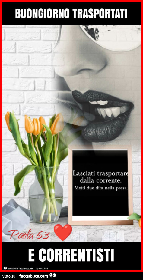 Buongiorno trasportati e correntisti