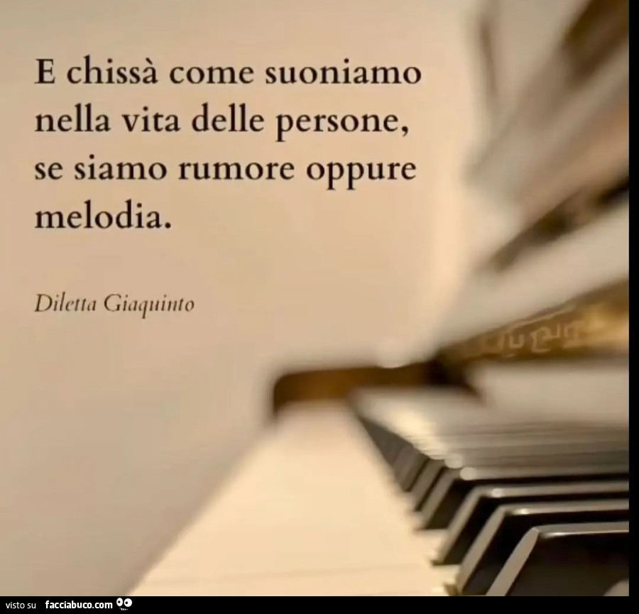 Melodia o rumore