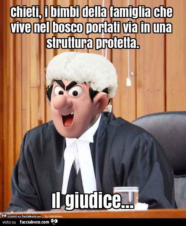 Chieti, i bimbi della famiglia che vive nel bosco portati via in una struttura protetta. Il giudice