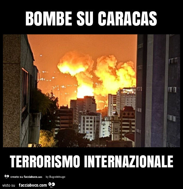 Bombe su caracas terrorismo internazionale