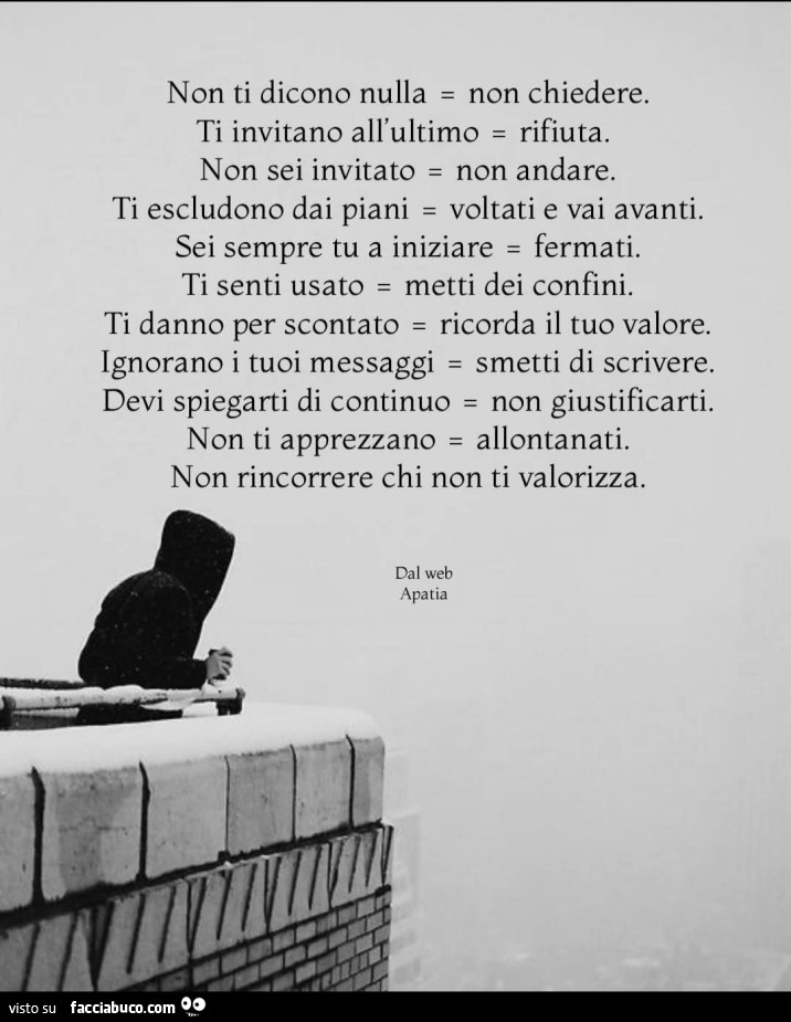 Istruzioni x l'uso su come cercare di Vivere bene