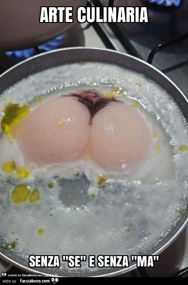 Arte culinaria senza "se" e senza "ma"