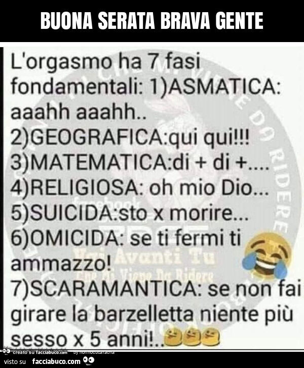 Buona serata brava gente