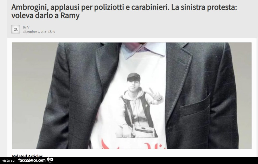 Ambrogino d'Oro, Ramy, Vaffanculo