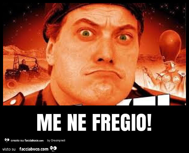 Me ne fregio