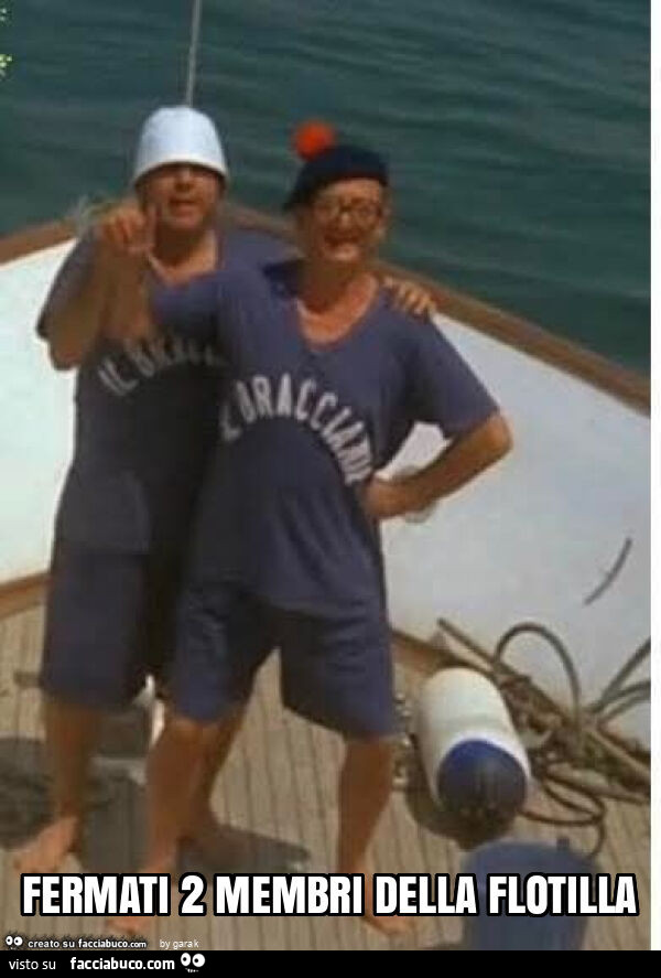 Fermati 2 membri della flotilla
