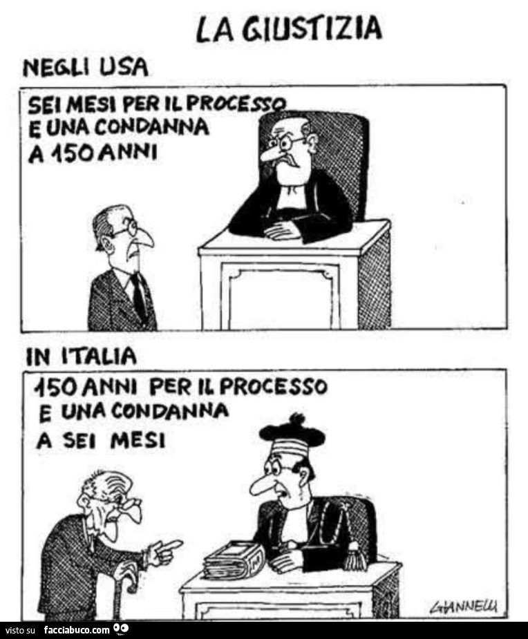 La giustizia negli usa e in italia