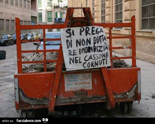 Non buttare