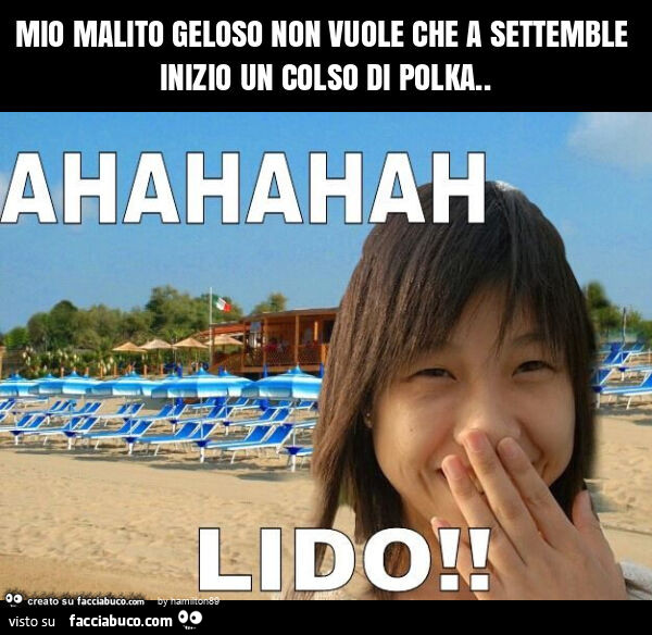 Mio malito geloso non vuole che a settemble inizio un colso di polka