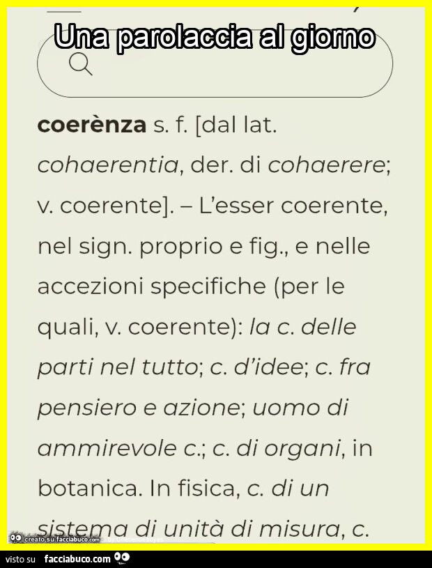 Una parolaccia al giorno