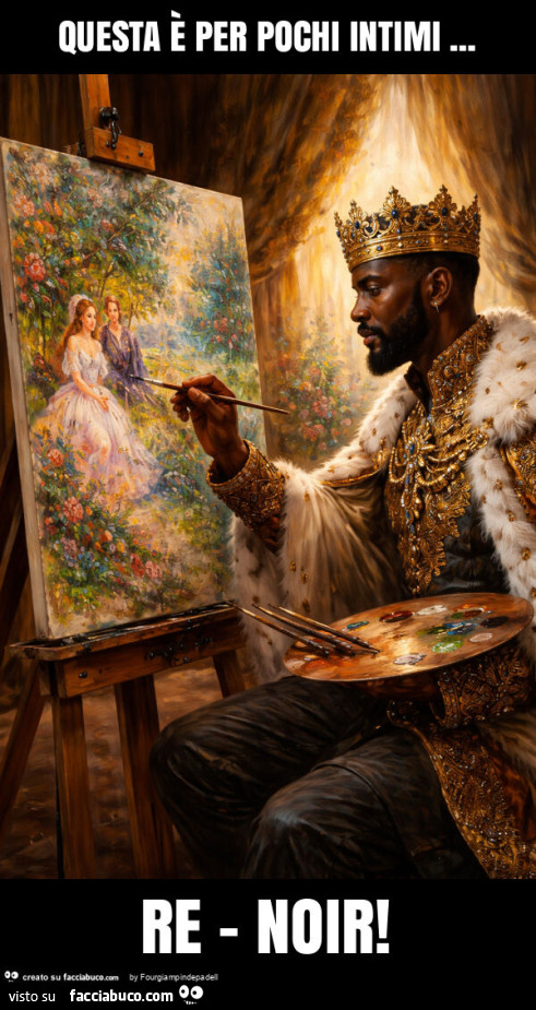 Questa è per pochi intimi&hellip; re - noir