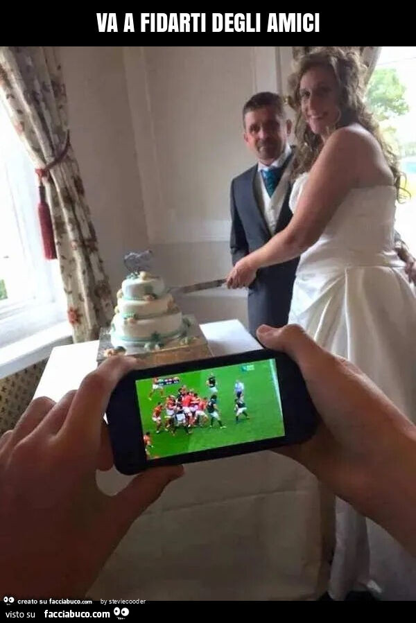 Va a fidarti degli amici