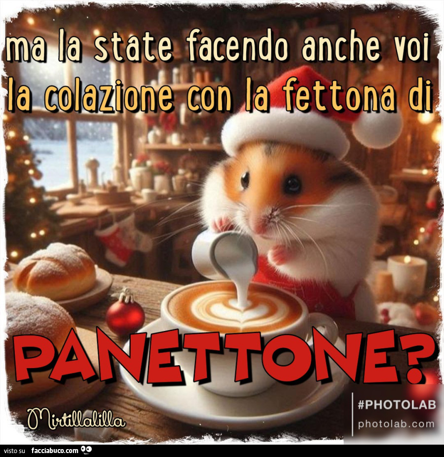 Panettone a colazione