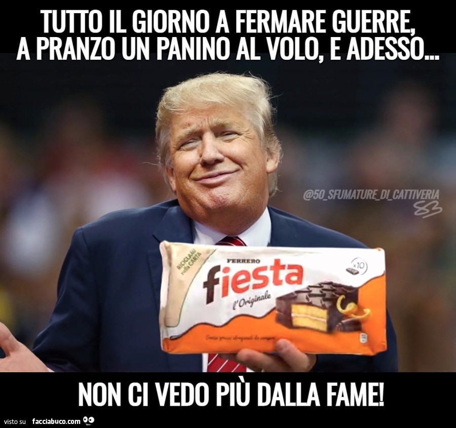 Non ci vedo più dalla fame