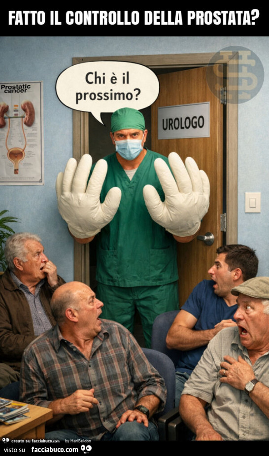 Fatto il controllo della prostata?
