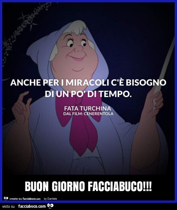 Buon giorno facciabuco