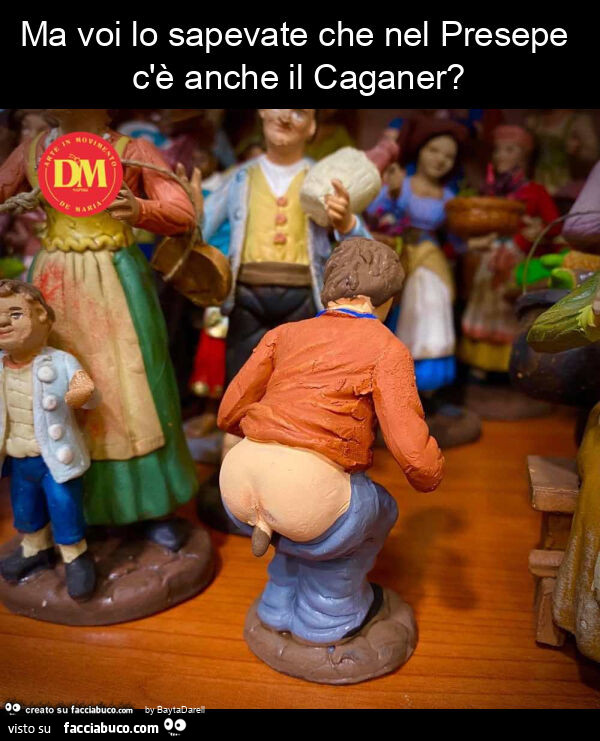 Ma vvoi lo sapevate che nel presepe c'è anche il Caganer?
