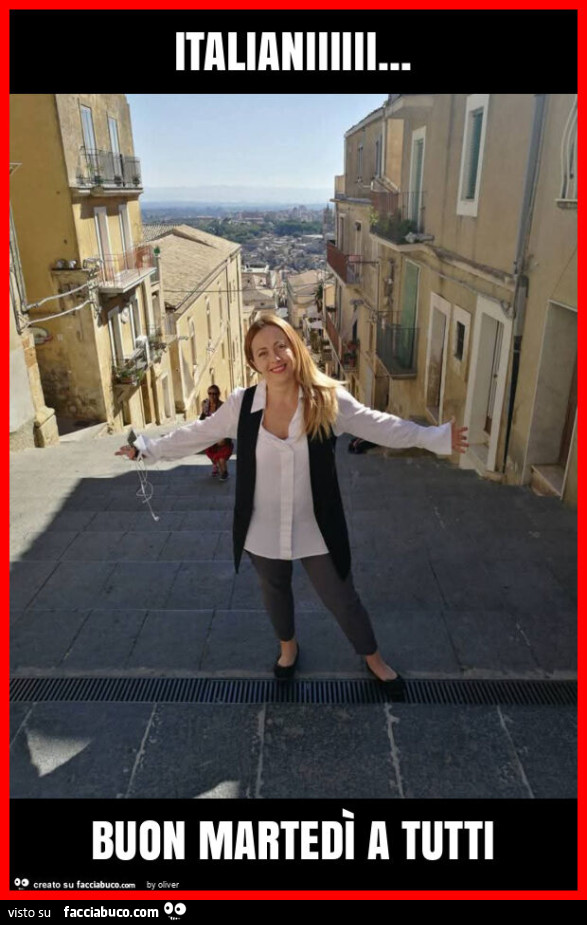 Italianiiiiii… buon martedì a tutti